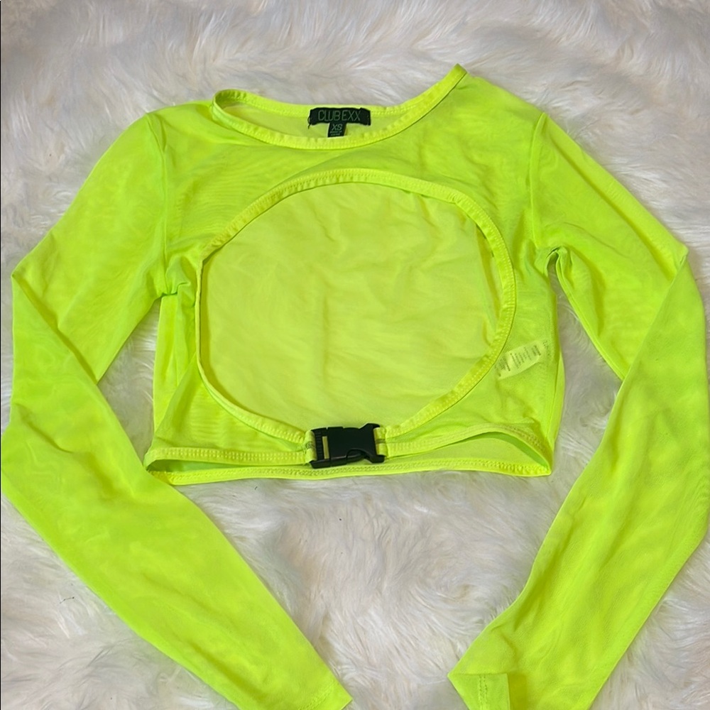 Club Exx Mesh Top - SIZE:XS